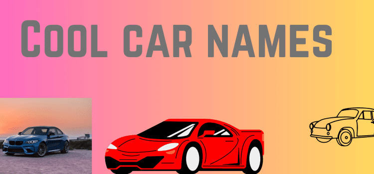 Cool car names for your new car!
