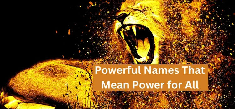 Dominating, King-like, and Powerful Names That Mean Power for All