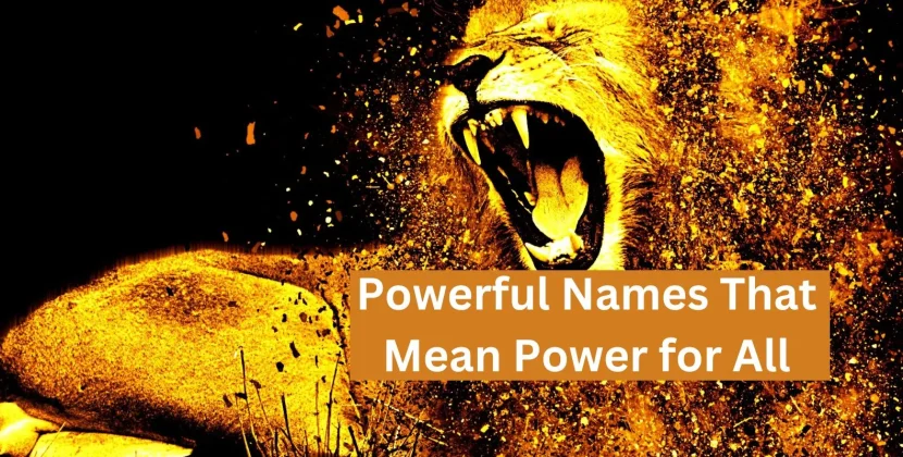 Powerful Names That Mean Power for All