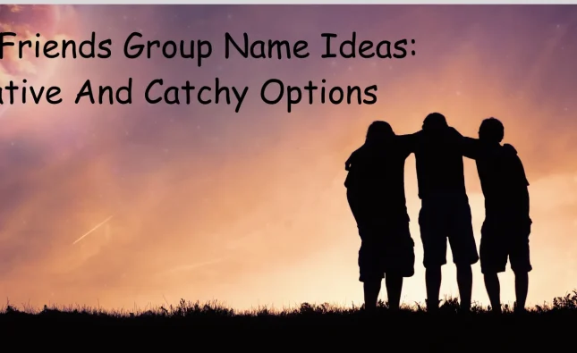 3 friends group name