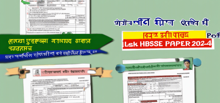 HBSE Class 10 Sample Paper 2024: PDF Download